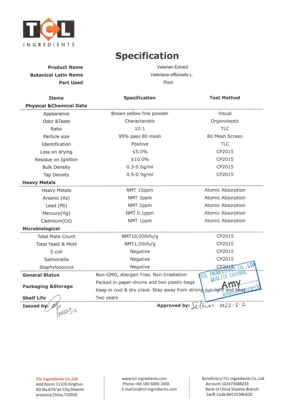 Valerian extract powder high sales
